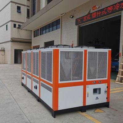 75HP 공기 냉각 스크루 냉장고 마이크로 컴퓨터 제어 시스템과 함께 높은 효율성