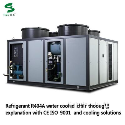 냉각기 R404A 물 냉각 냉각기 작동 원리 CE ISO9001 인증 지원 및 냉각 솔루션과 철저한 설명