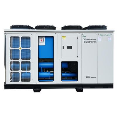 냉각 용량 10 ~ 500 톤 공기 냉각 물 냉각기 380V 3Ph 50Hz 전원 공급원 0.75KW 펌프 전력 에너지 냉각 장치