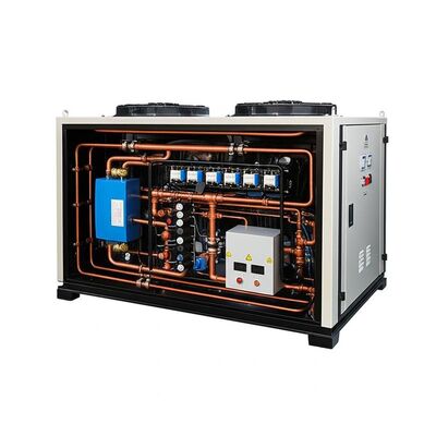 전원 공급 380V3Ph50Hz 물 냉각 냉각기 작동 원리 545도 섭씨 범위 내의 주변 온도